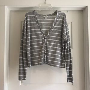Striped cardigan